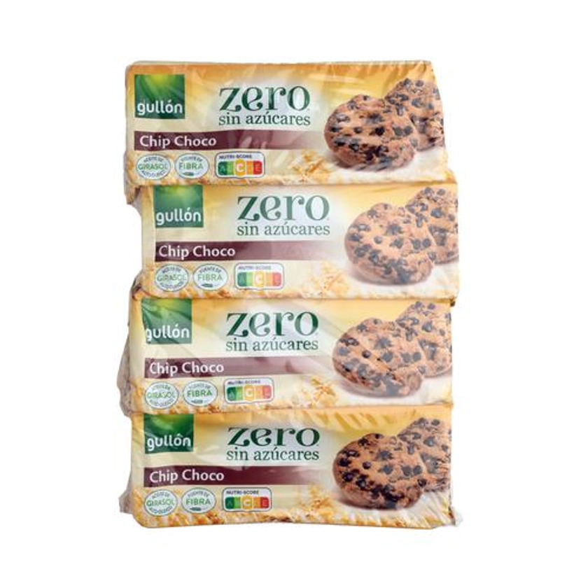 Gullón Choco Chips Zero Sin Azúcar 4 Unidades / 125 g