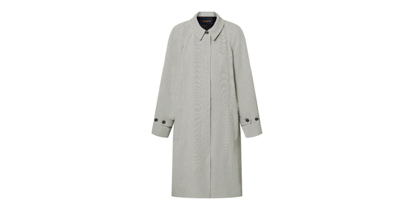 Les collections de Louis Vuitton : Manteau raglan à motif zigzag