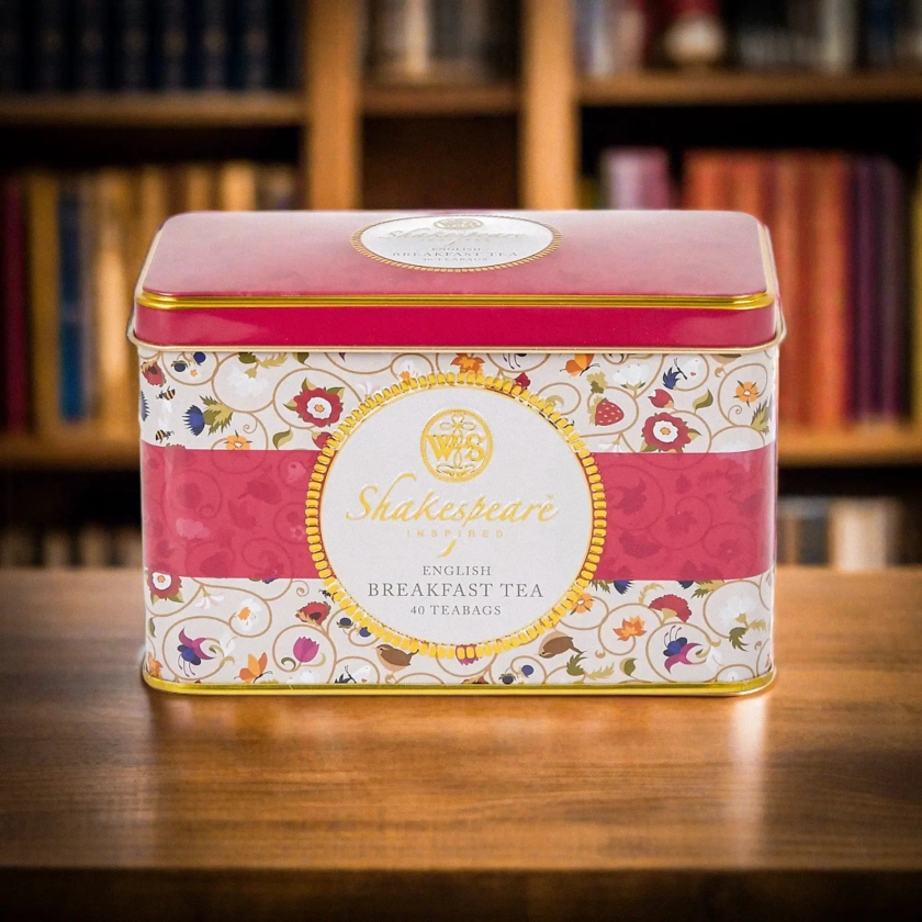Shakespeare Birthplace Trust Tea Caddy - Tea Gifts - New English Teas