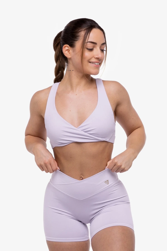 BRASSIERE TWIST STRONG BACK - LILAC