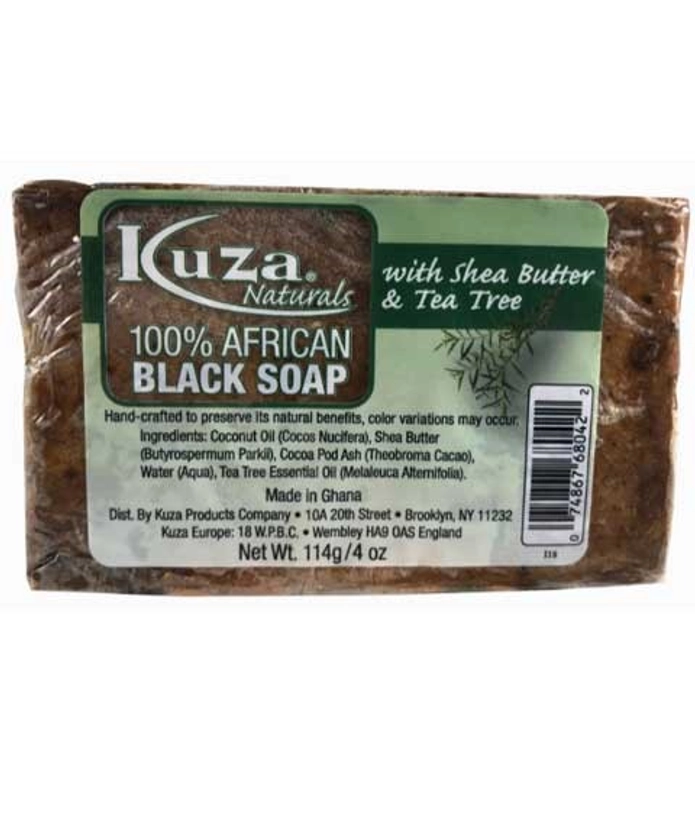 100 Percent African Black Soap With Shea Butter And Tea Tr