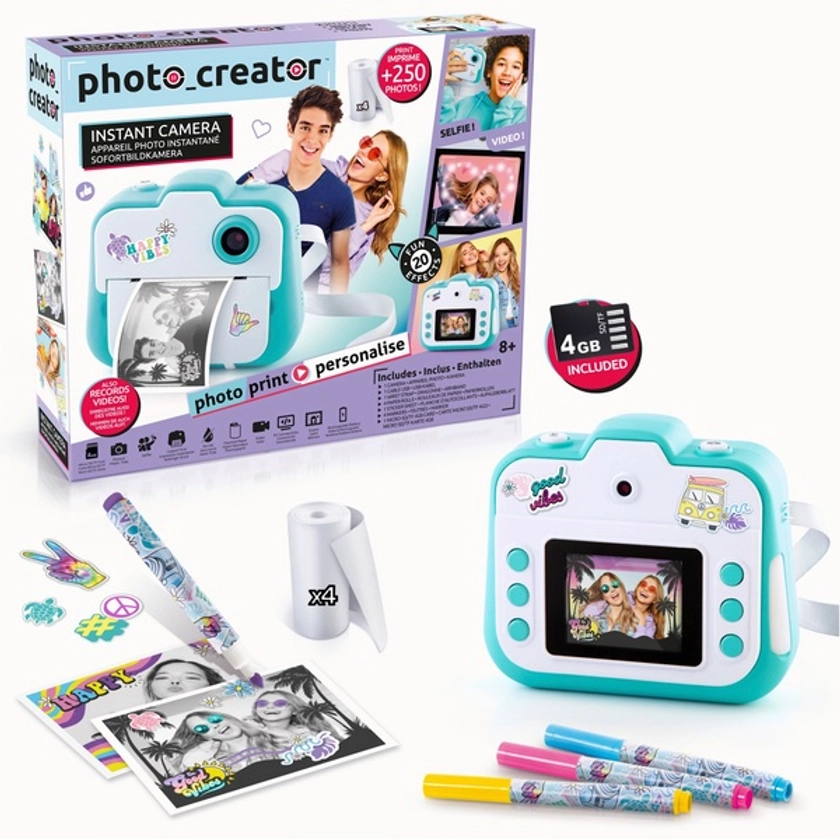 Photo Creator Instant Camera with 4GB SD Card | Smyths Toys UK