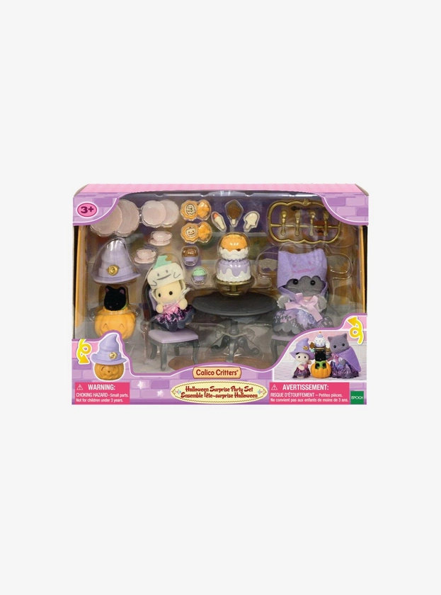 Calico Critters Halloween Surprise Party Set