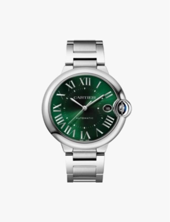 CARTIER - CRWSBB0071 Ballon Bleu de Cartier stainless-steel automatic watch | Selfridges.com