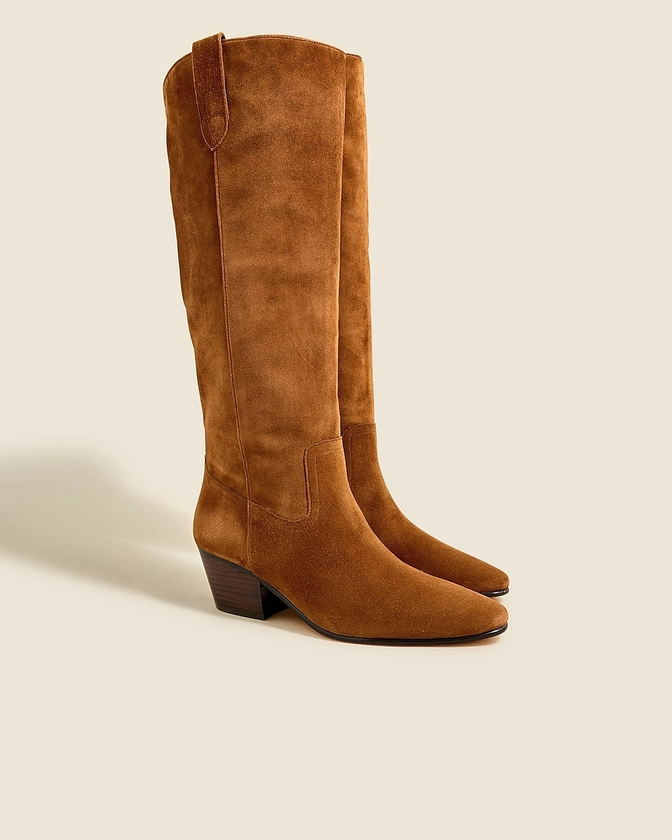 Piper knee-high boots in suede