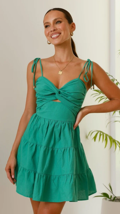 Armani Mini Dress - Green - Buy Women's Dresses - Billy J
