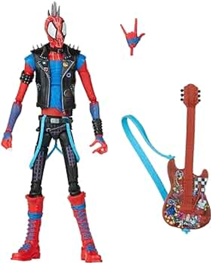 Marvel Legends Series Spider-Man: Across The Spider-Verse Spider-Punk 6-inch Action Figure Toy, 1 Accessory