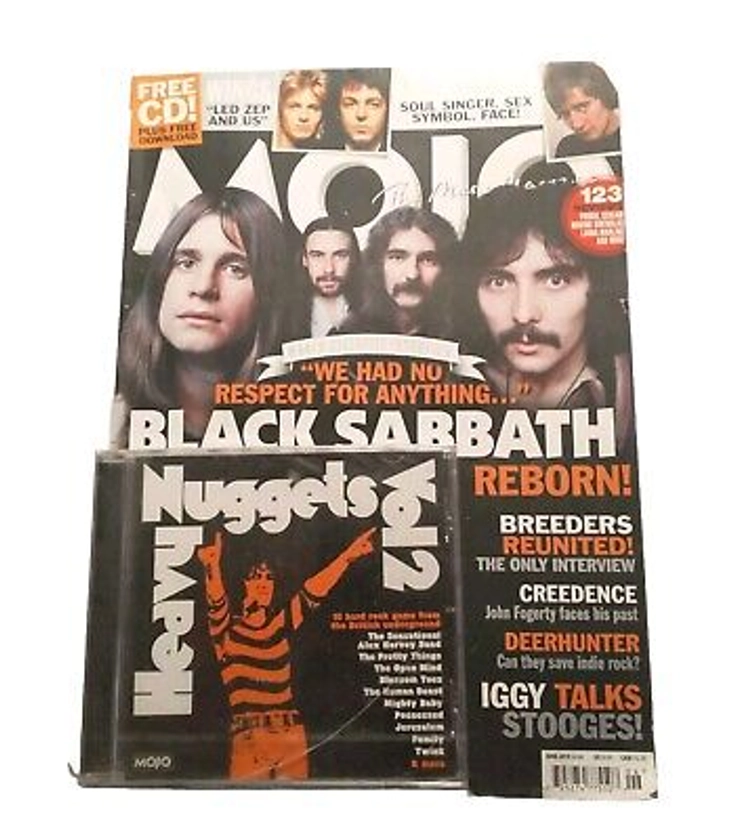 Mojo Music Magazine June 2013 - Black Sabbath - FREE CD - Breeders John Fogerty | eBay