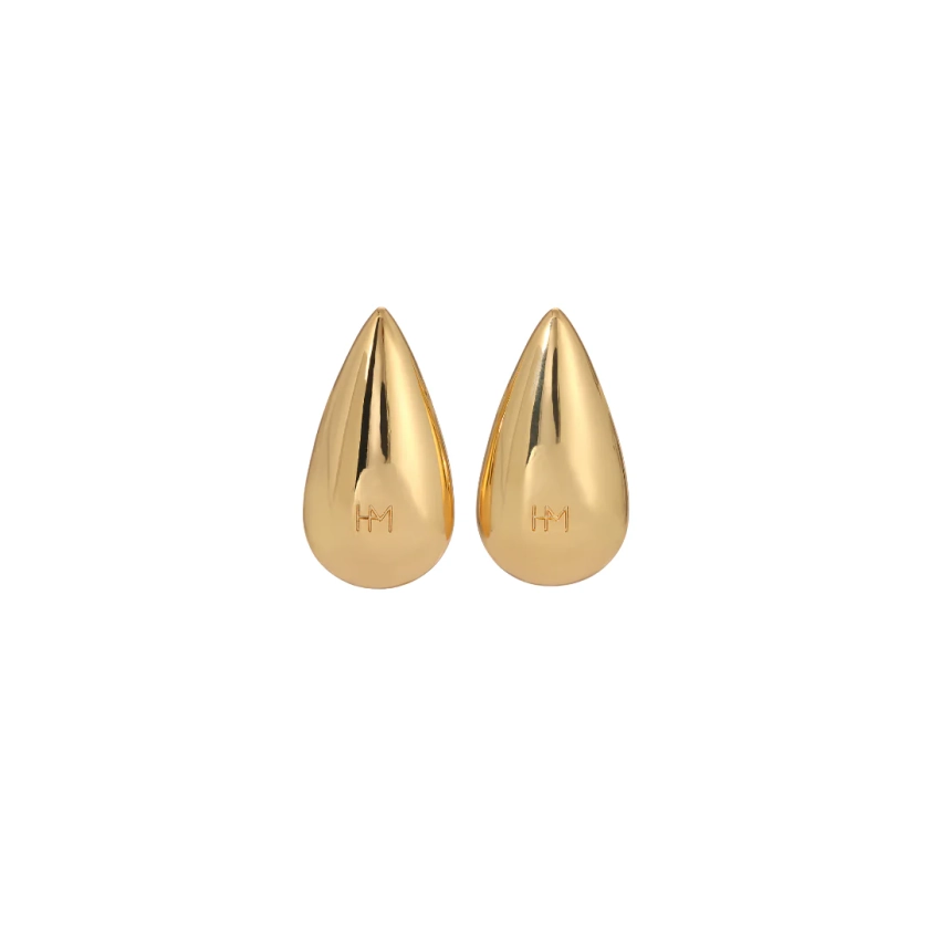 RAINDROP EARRINGS GOLD