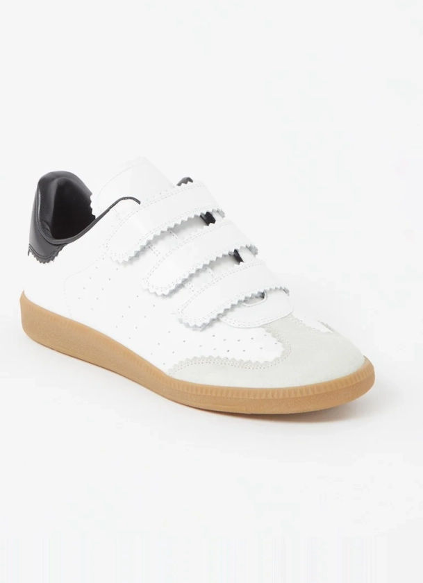 Isabel Marant Beth sneaker van kalfsleer • Wit • de Bijenkorf