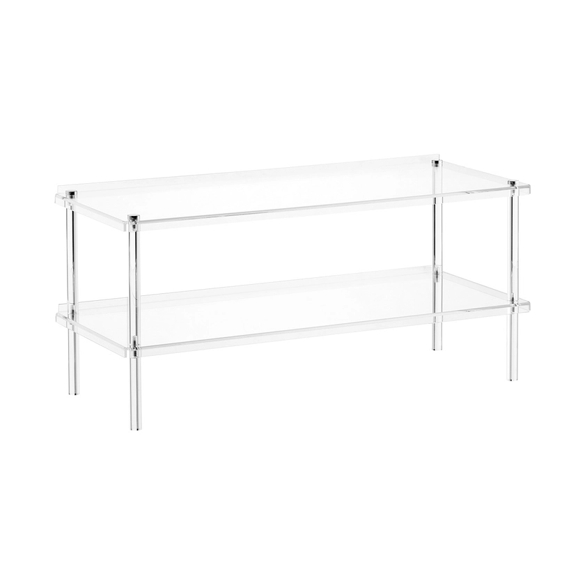 The Container Store Luxe Acrylic Shoe Rack