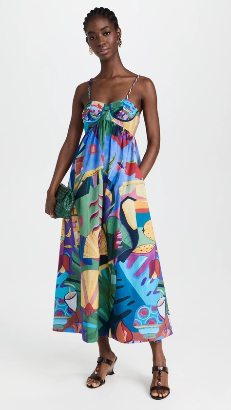 FARM Rio Tropical Scenario Sleeveless Maxi Dress | Shopbop