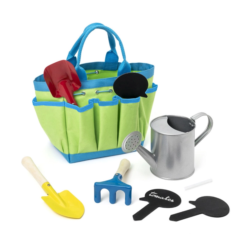 Sac de jardinage et 3 outils Oxybul Blanc