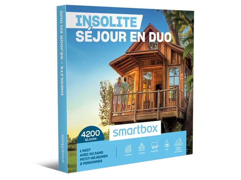 Coffret cadeau Insolite - Séjour en duo - Smartbox