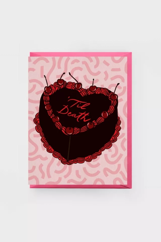 Boss Dotty ‘Til Death Cake Love Greeting Card