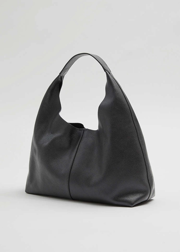 Classic Leather Tote - Black - & Other Stories ES