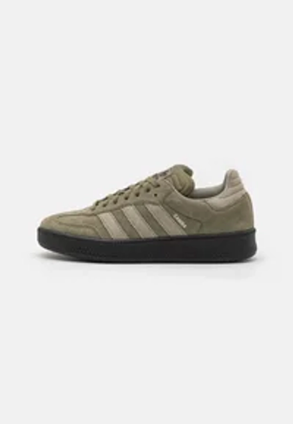 adidas Originals SAMBA XLG UNISEX - Chaussures de skate - olive strata/silver pebble/olive - ZALANDO.FR