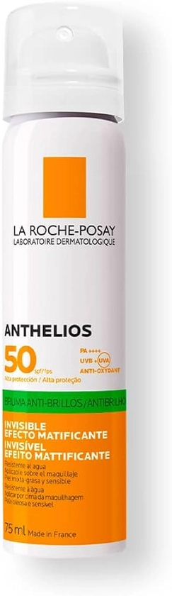 La Roche Posay Anthelios Bruma Invisible Ultraligera FPS 50+ Protector Solar Facial Spray, 75ml