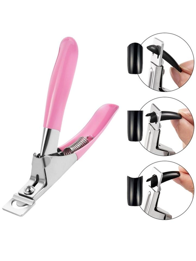 1 pièce Rose Design U Clip À Ongles UV Gel Acrylique Coupe Ongle Pour Gel Extension Des Ongles Et Garniture