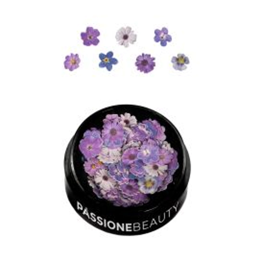 Violet Flowers - Nail Deco