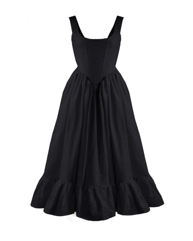 Boleyn Dress Black