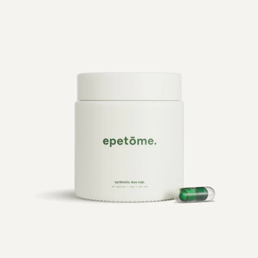 epetōme. - duo cap technology delivers 50 billion bacteria to your gut