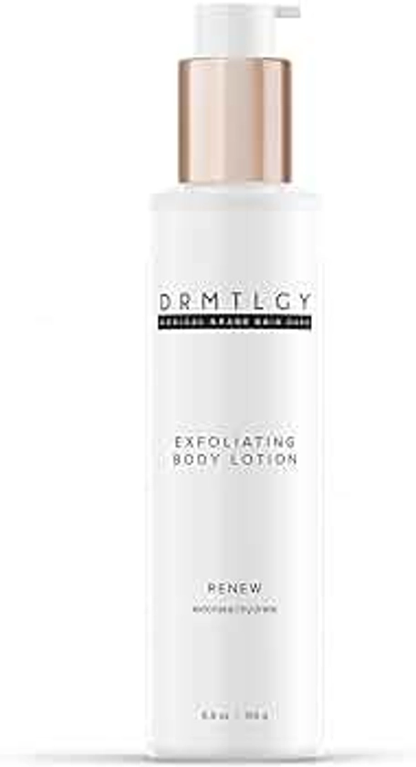 DRMTLGY Skin Lotion. For Rough and Bumpy Skin, KP, Dry Skin, and Folliculitis. 12% Alpha Hydroxy Acid (AHA) Lotion.