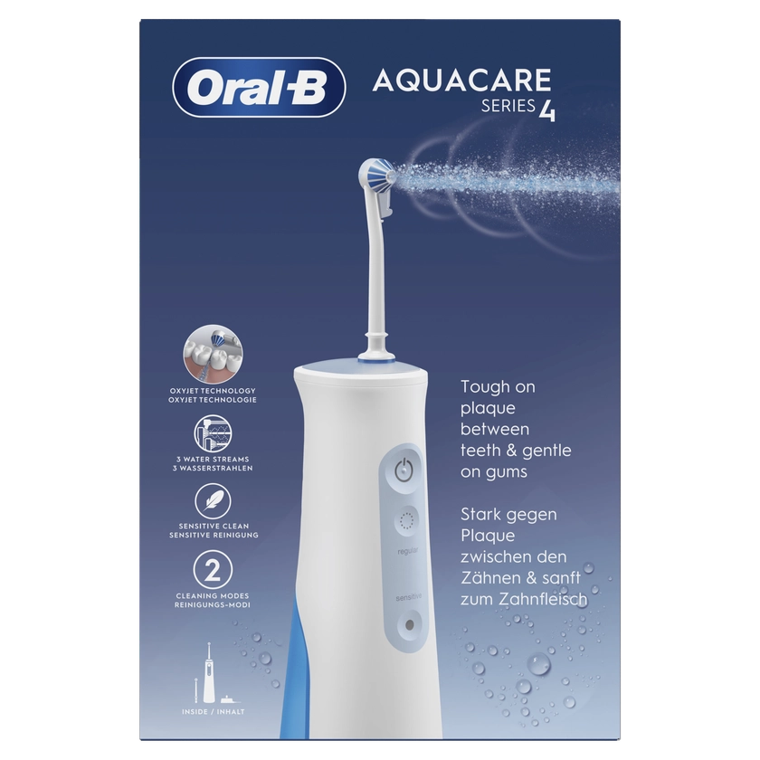 Oral-B Aquacare Series 4 Fil Dentaire À l’Eau Avec Technologie Oxyjet