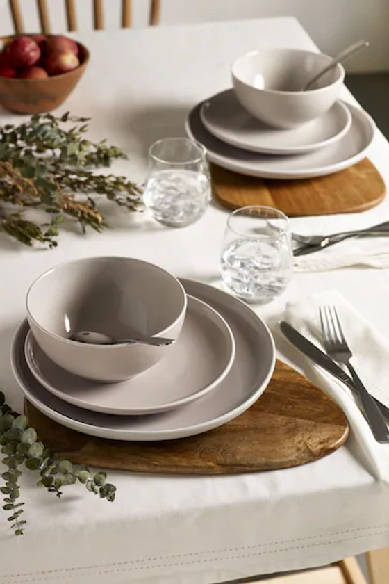 Buy 12 Piece Dove Warwick Dinner Set from the Next UK online shop