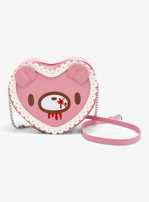 Gloomy Bear Heart Lace Crossbody Bag | Hot Topic