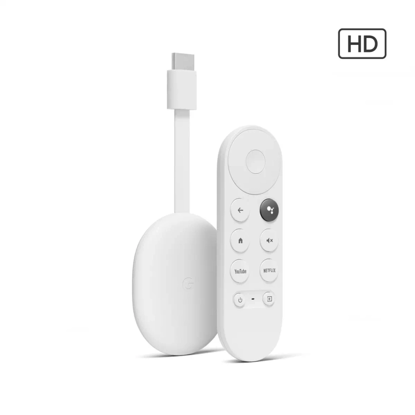 GOOGLE Chromecast HD avec Google TV - Blanc