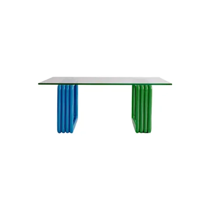 Table basse COLORTHERAPIS - bleu vert | Made In Design