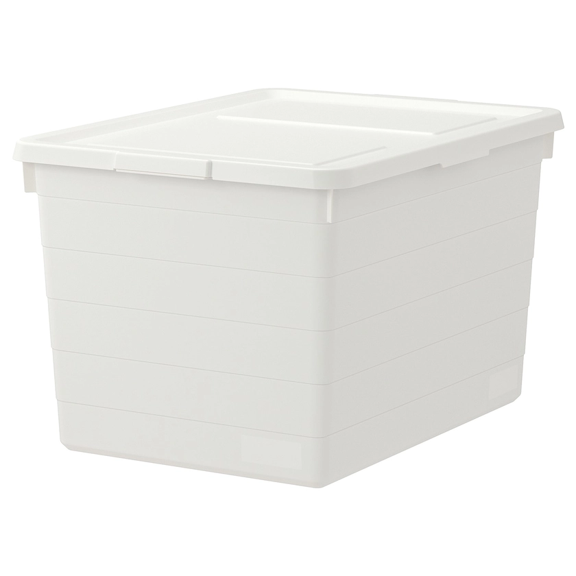 SOCKERBIT boîte avec couvercle, blanc, 38x51x30 cm - IKEA