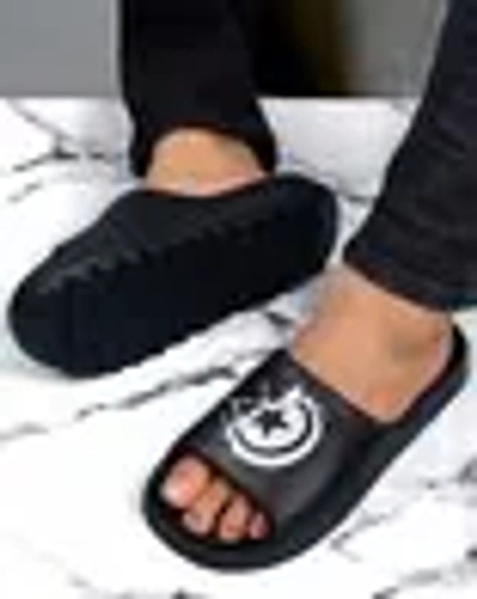 Buy Black Flip Flop & Slippers for Men by KAPANI FASHION Online | Ajio.com