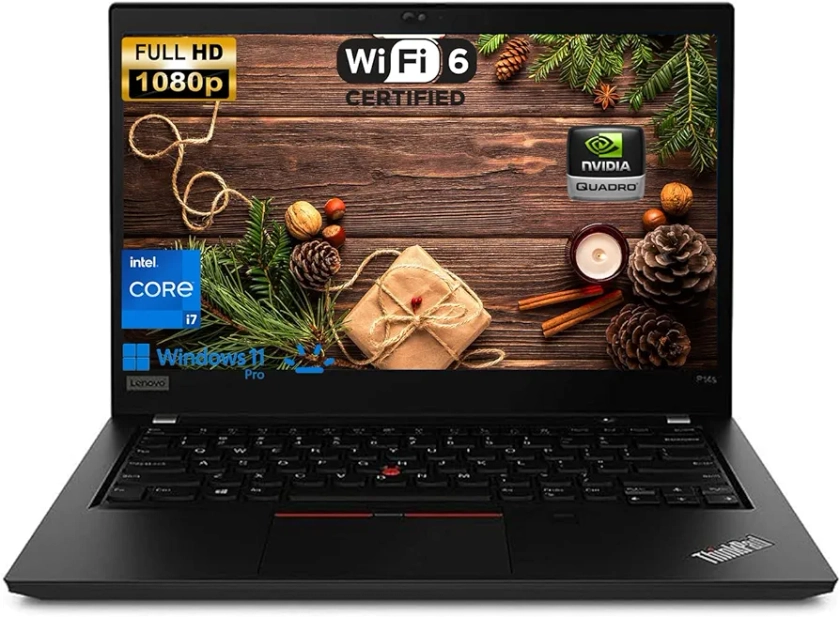 Lenovo ThinkPad P14s, visualización FHD de 14 pulgadas, procesador Intel i7-1165G7, gráficos NVIDIA Quadro T500, teclado retroiluminado, lector de huellas dactilares, lector de tarjetas microSD, Windows 11 Pro (24 GB de RAM | 2 TB SSD)