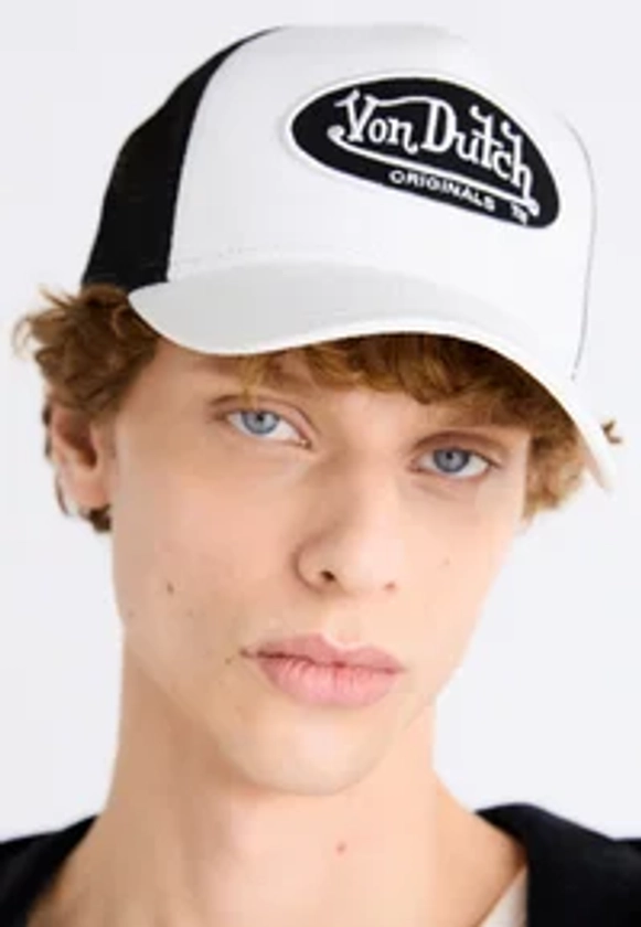 Von Dutch TRUCKER BOSTON UNISEX - Casquette - white/black/blanc - ZALANDO.FR