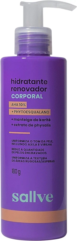 Sallve Hidratante Renovador Corporal 180G | Amazon.com.br