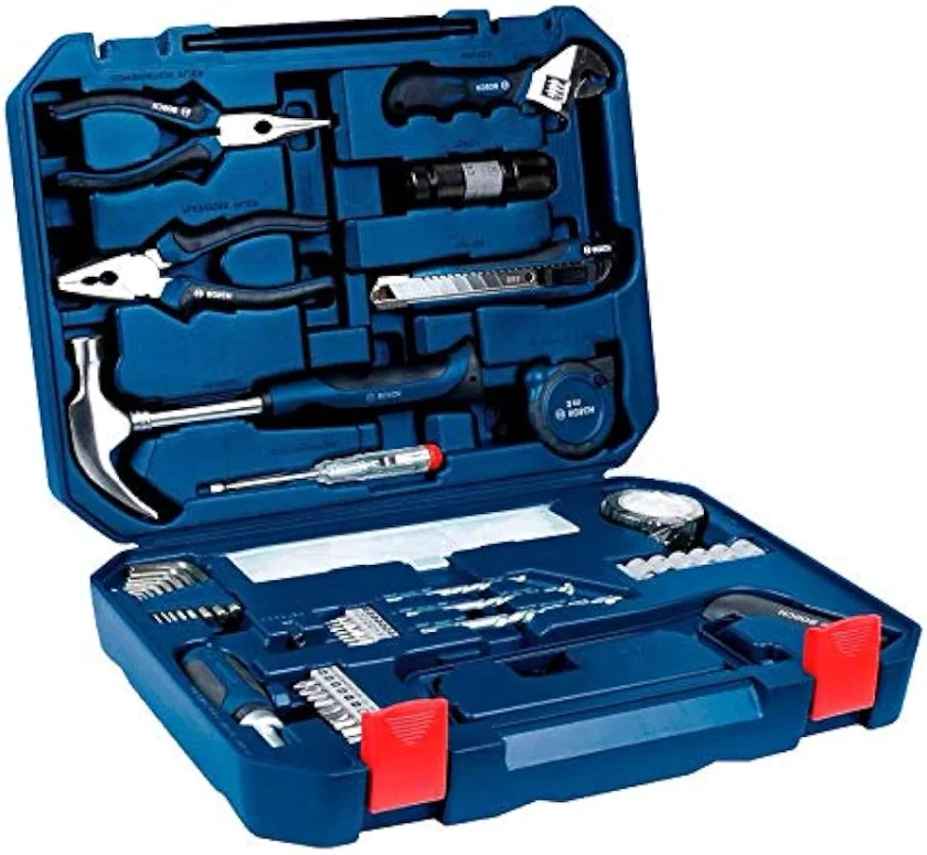 NEW Bosch All-in-One Metal 108 Piece Hand Tool Kit Screw Bits Hammer Wrench, etc