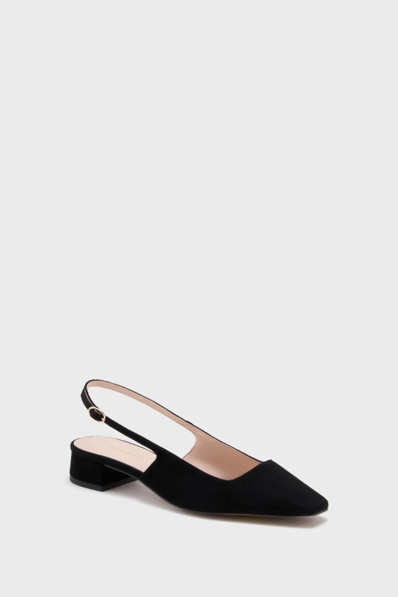 Black Suede Hollis Flats | Tuckernuck Shoes