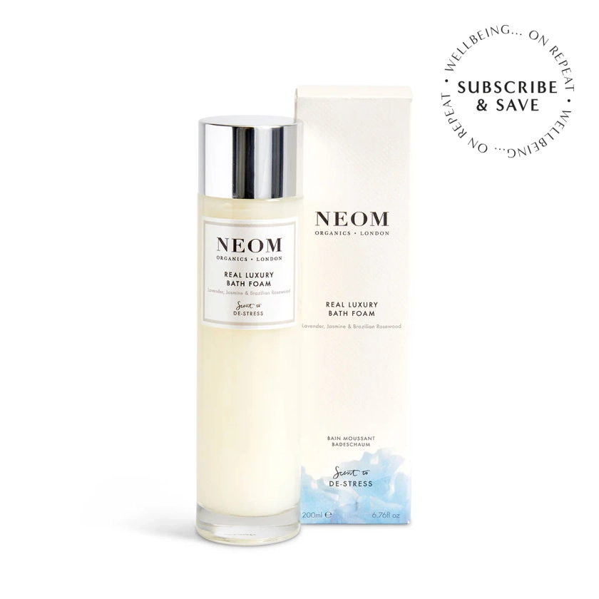 Real Luxury Bath Foam | Neom Organics – NEOM Wellbeing UK