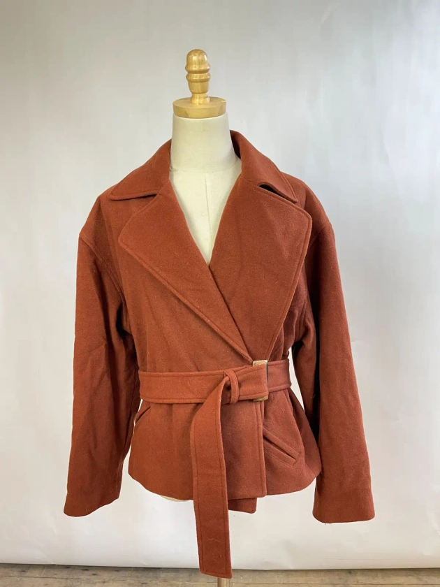 Limited Belted Wool/Cashmere Coat (M) | Used,… | Noihsaf Bazaar