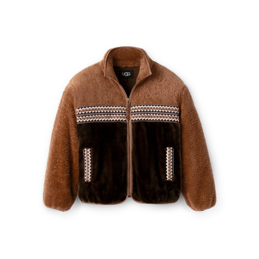 Marlene Sherpa Jacket Heritage Braid | UGG®