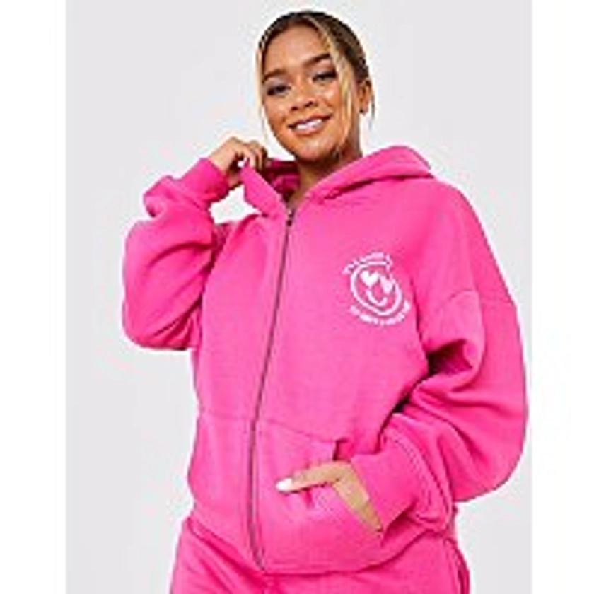 In The Style Ladbaby Mum Pink Embroidered Hoodie | Women | George at ASDA