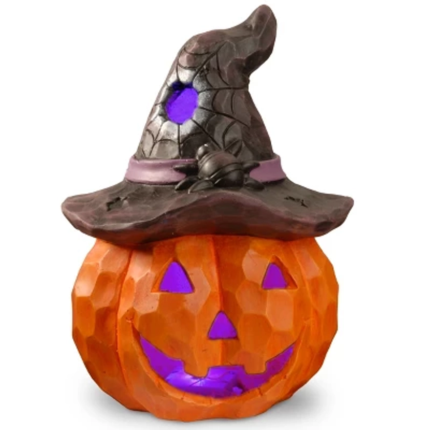 14" Lighted Halloween Jack-O-Lantern - National Tree Company