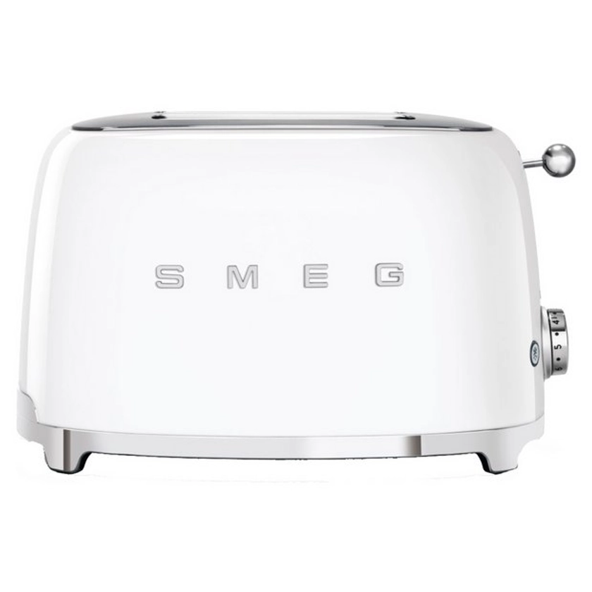 Buy Smeg TSF01WHUK 50's Style Retro 2 Slice Toaster - White | Toasters | Habitat