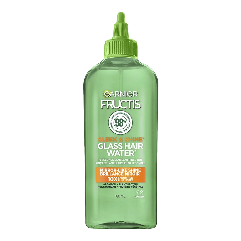 Fructis Sleek & Shine Rinçage Lamellaire Glass Hair Water - 180ml | Garnier