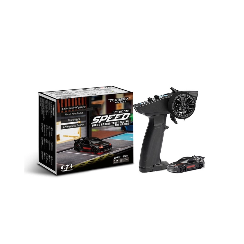 Turbo Racing Micro Sport version Noire 1/76ème RTR- TB-C74