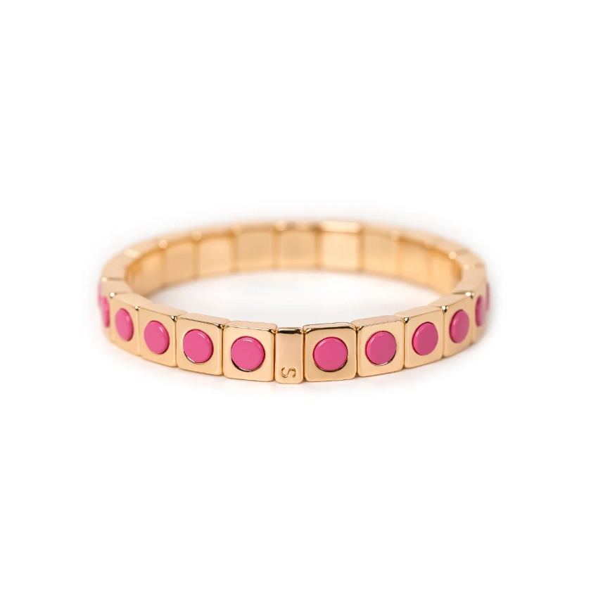 BRACELET COLORAMA-3 Gold & Pourpre