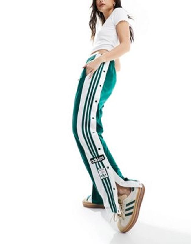 adidas Originals - adibreak - Pantalon à boutons-pression - Vert université | ASOS