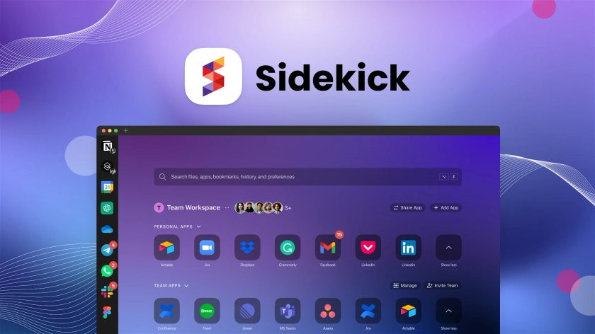 Sidekick Browser - Productivity browser for work